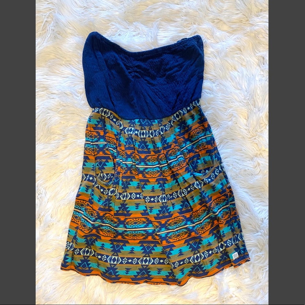 Aztec printed dress
